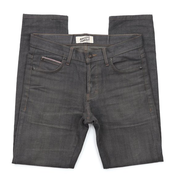Naked & Famous Super Guy Hunter Stretch Japanese Selvedge Denim - Size 31 X 30 - Picture 2 of 10